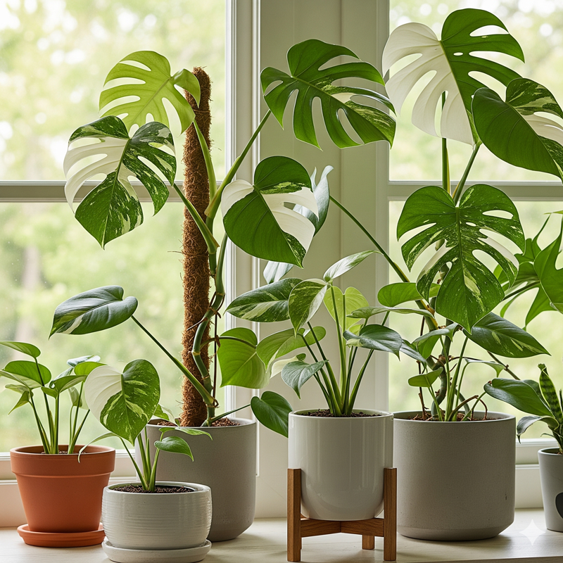 Variegated monstera
